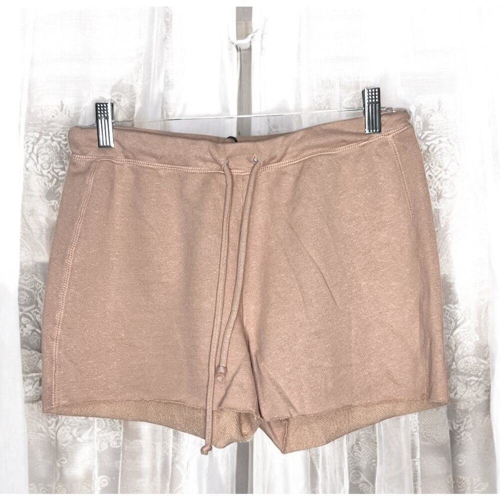 ☀️Chaser Pull On Drawstring Raw Hem Lounge Short Light Pink Women's Size S NWT - Picture 1 of 8